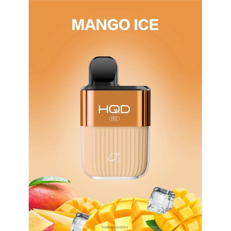 HQD cena - lód mango HQD HOT 5000 zaciągnięć 0P24X64