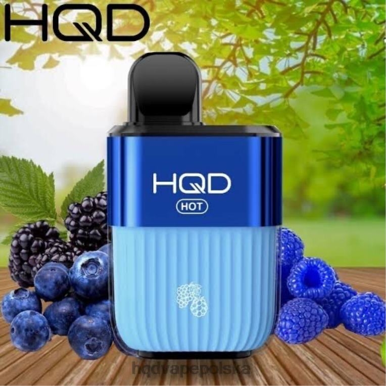 HQD rabatt - świeże jagody HQD HOT 5000 zaciągnięć 0P24X68