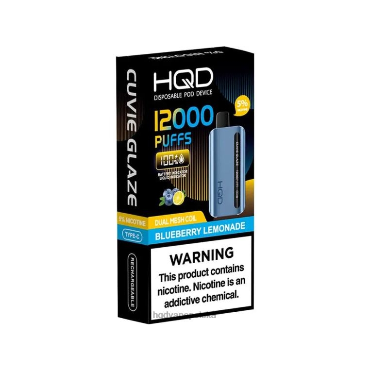HQD Polska - Lemoniada jagodowa HQD CUVIE GLAZE jednorazowy waporyzator 12000 0P24X142