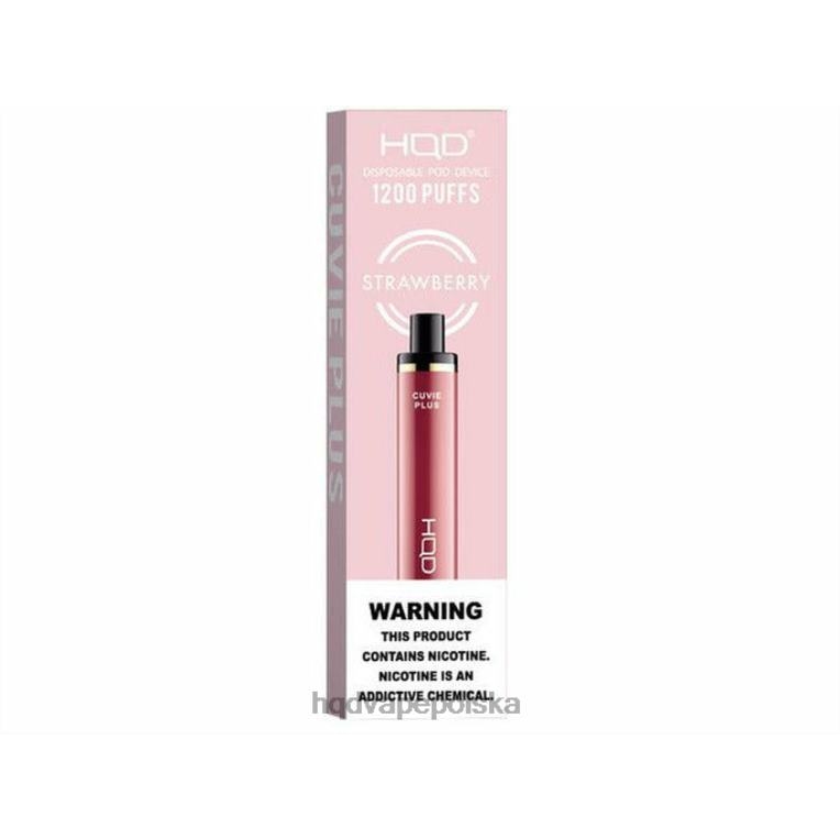 HQD Polska - truskawka HQD CUVIE PLUS jednorazowy waporyzator 0P24X252
