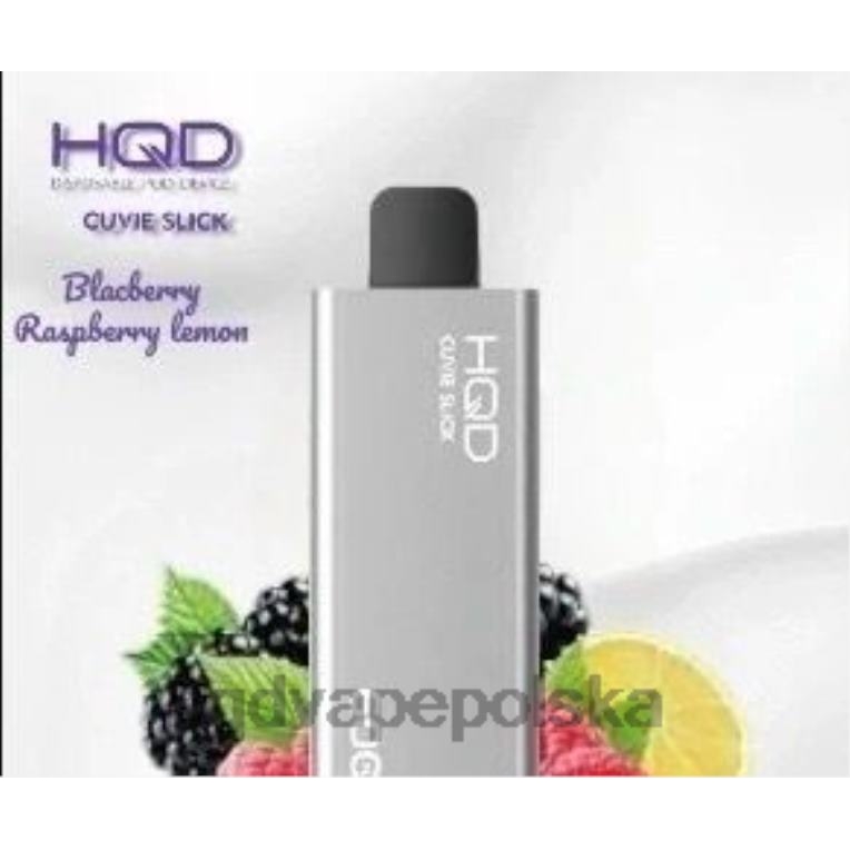 HQD jednorazowe - jeżyna malina cytryna HQD CUVIE SLICK 6000 zaciągnięć 0P24X41