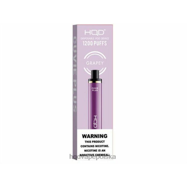 HQD jednorazowe - winogronowy HQD CUVIE PLUS jednorazowy waporyzator 0P24X171