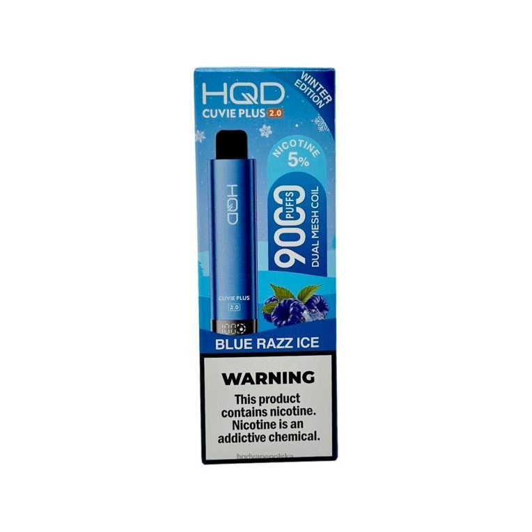 HQD rabatt - niebieski razz lód HQD CUVIE PLUS 2.0 (wydanie zimowe) 0P24X138