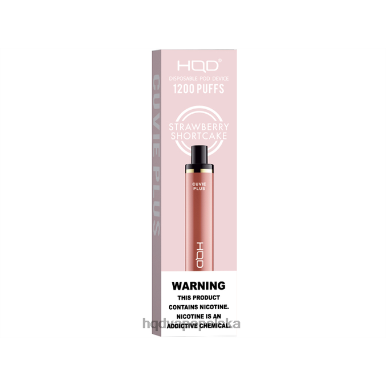 HQD smaki - Truskawkowe Ciastko HQD CUVIE PLUS jednorazowy waporyzator 0P24X259