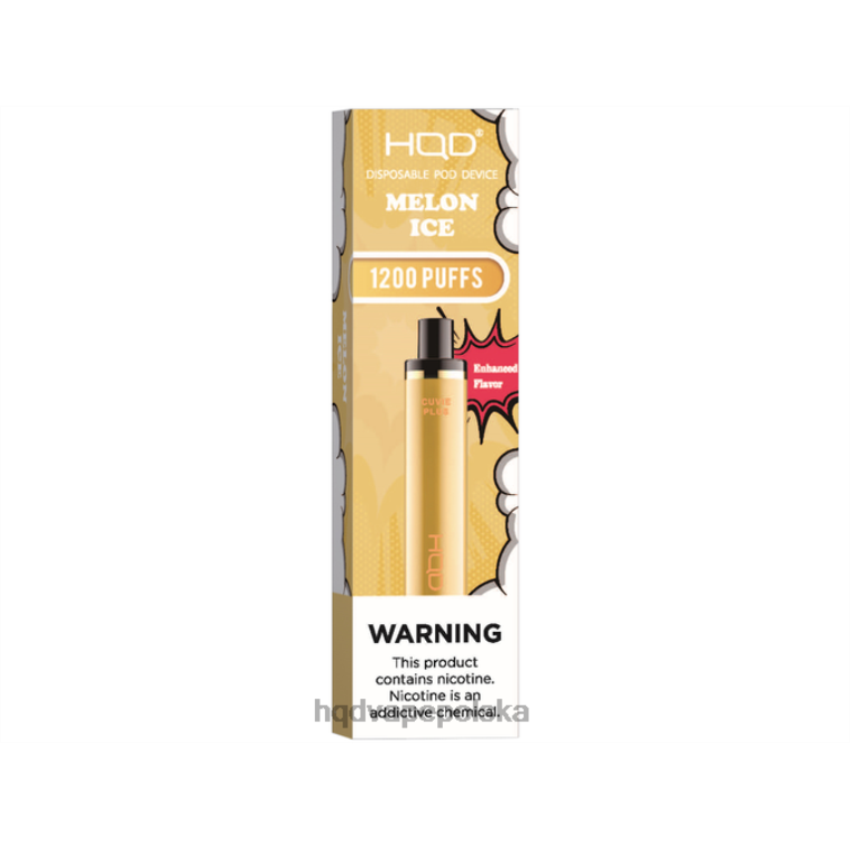 HQD smaki - lód melonowy HQD CUVIE PLUS jednorazowy waporyzator 0P24X219