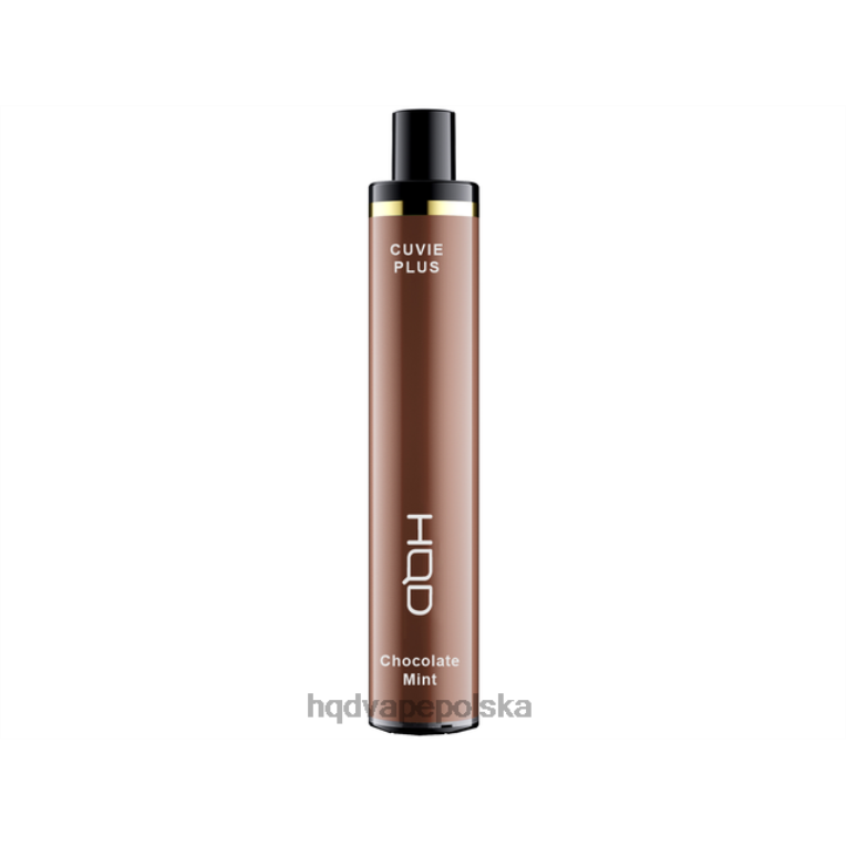 HQD vape Polska - czekolada miętowa HQD CUVIE PLUS jednorazowy waporyzator 0P24X153