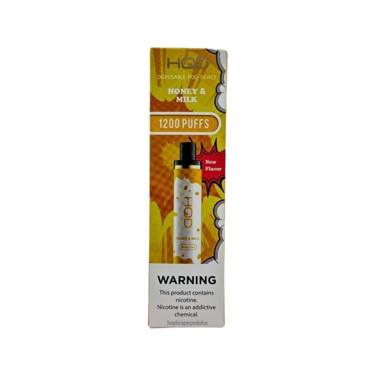 HQD vape Polska - miód i mleko HQD CUVIE PLUS jednorazowe 0P24X173