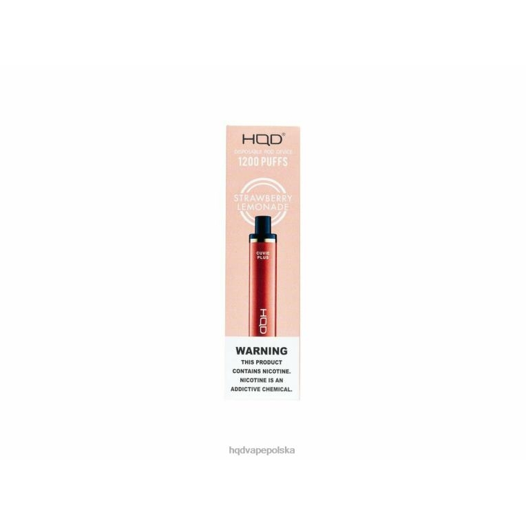 HQD vape store - Lemoniada truskawkowa HQD CUVIE PLUS jednorazowy waporyzator 0P24X257