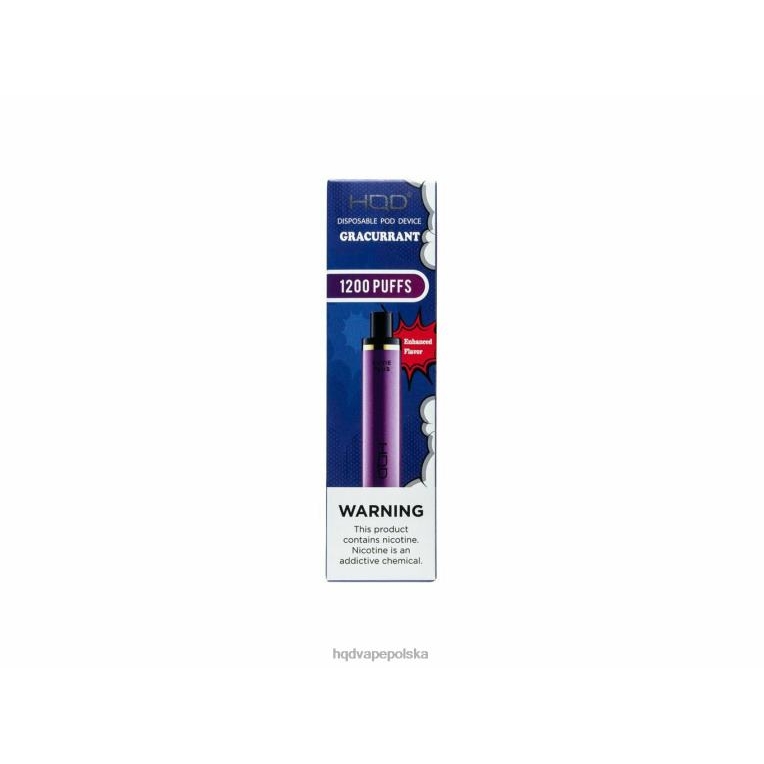 HQD vape store - graporzeczka HQD CUVIE PLUS jednorazowy waporyzator 0P24X167
