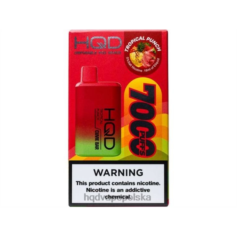 HQD vape store - tropikalny cios HQD CUVIE BAR jednorazowe 0P24X267