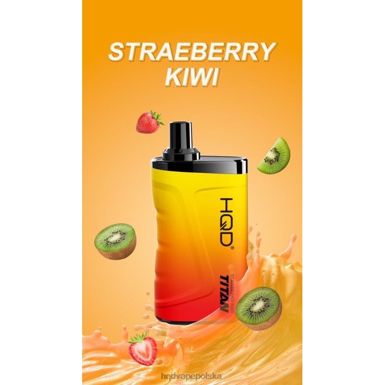 HQD rabatt - kiwi truskawkowe HQD TITAN 7000 zaciągnięć 0P24X8