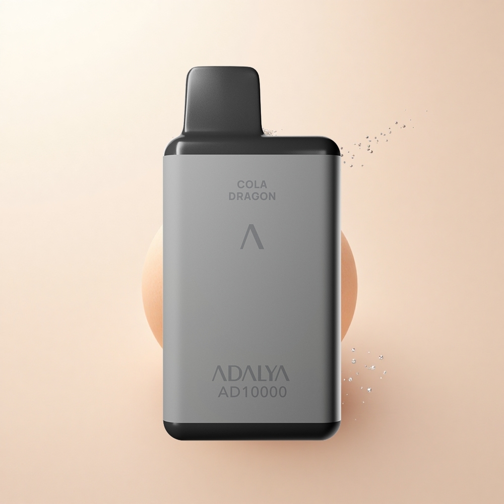 Adalya AD 10000 Puffs Miętowy Punkt Szary Kosmos z USB-C