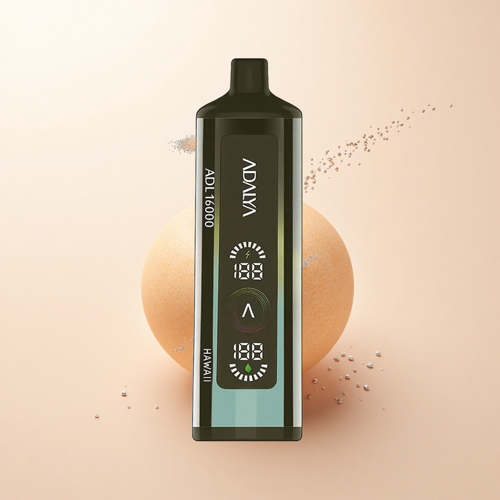Adalya ADL 16000 PRO Puffs Hawaii Stalowa Rura z Cyfrowym Ekranem