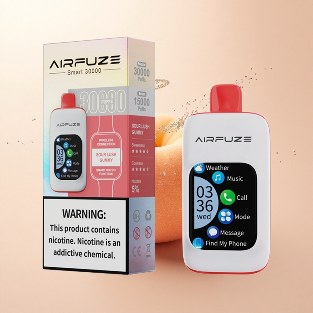 AirFuze Smart 30000 Puffs Kwaśny Soczysty Żelki Smart 900mAh 5%
