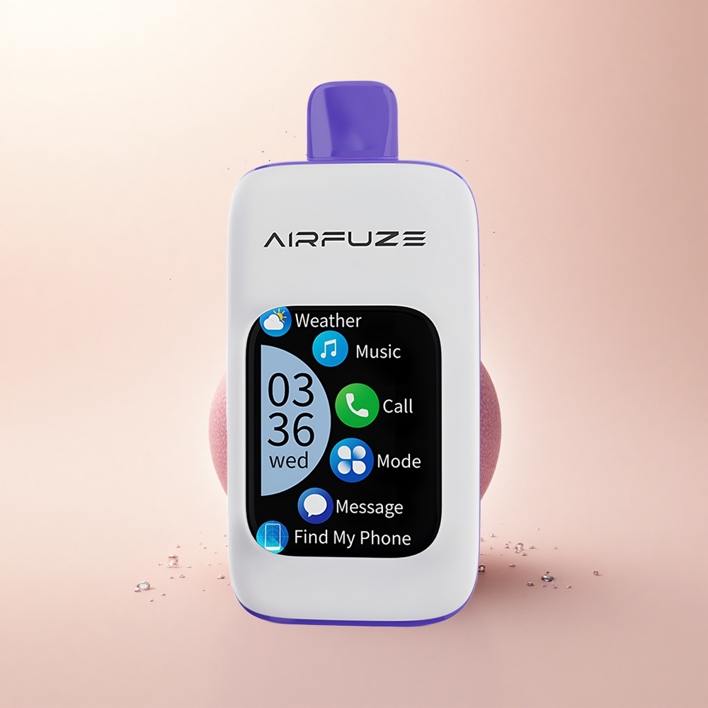 AirFuze Smart 30000 Puffs Lodowy Błękit Maliny z Wyświetlaczem 2.01 i Baterią 900mAh