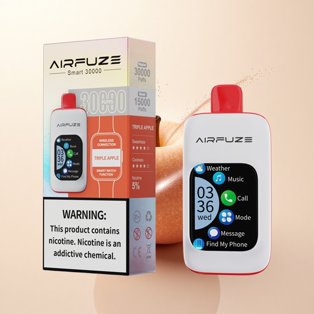 AirFuze Smart 30000 Puffs Potrójne Jabłko 900mAh Typ-C