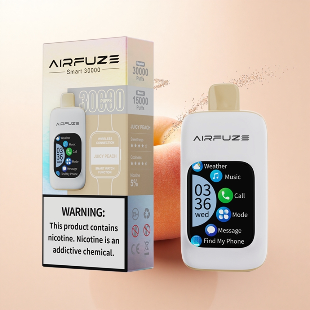 AirFuze Smart 30000 Puffs Soczysta Brzoskwinia 900mAh Type-C