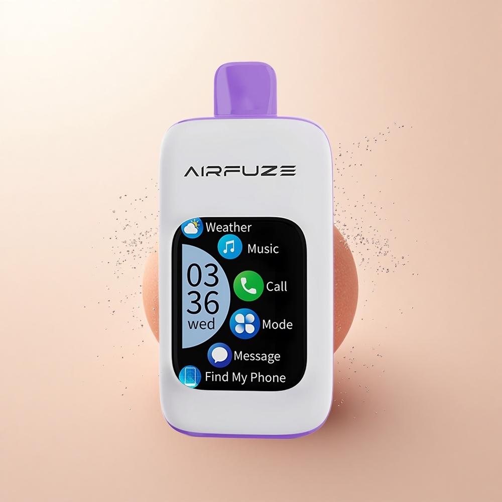 AirFuze Smart Pro 40000 Puffs Winogrodowy Wybuch z Muzyką i Ekranem Dotykowym
