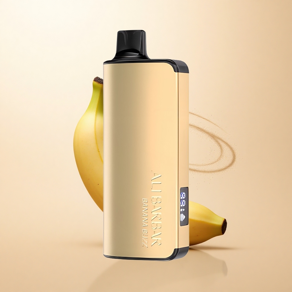 Alibarbar Ingot 9000 Puffs Banana Bzyk 22ml 2350mah LED