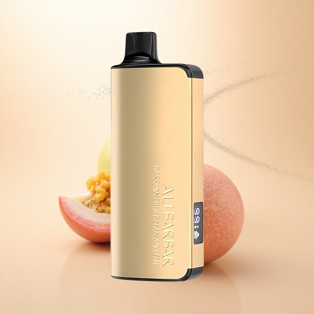 Alibarbar Ingot 9000 Puffs Marakuja Mango Limonka LED 2350mAh