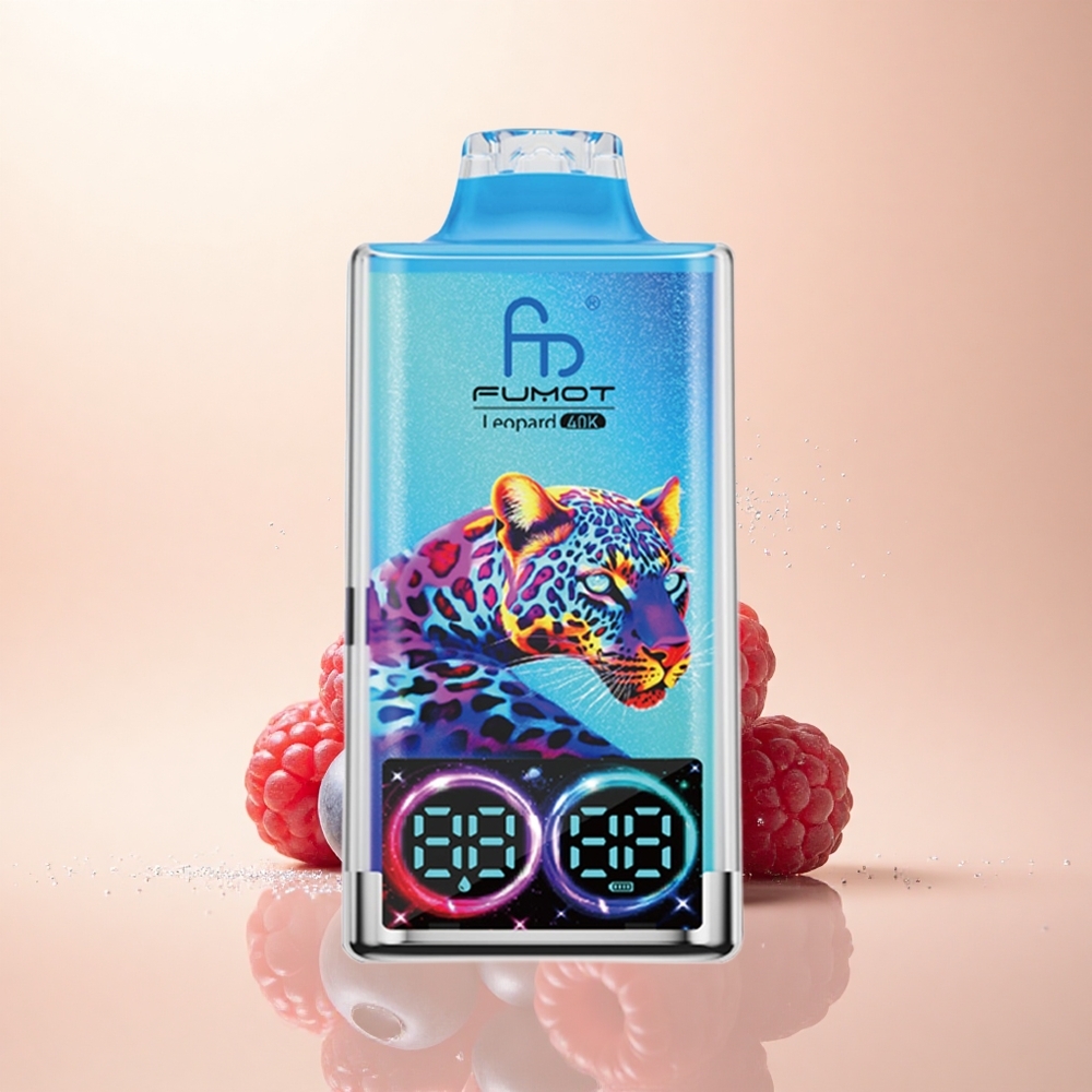 Fumot Leopard 40K Puffs Borówka Malina Dual Mesh 5%