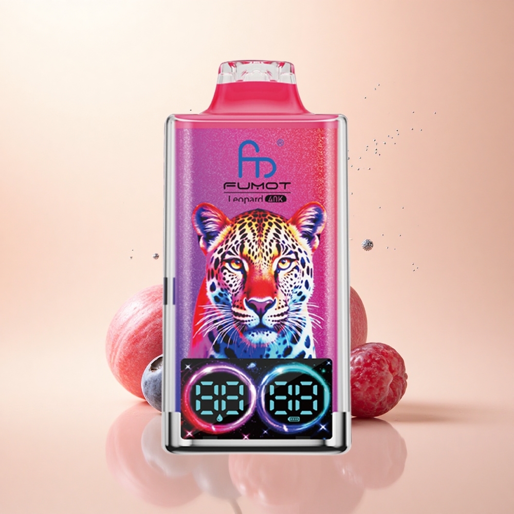 Fumot Leopard 40K Puffs Borówka Wiśnia Żurawina 5% Dual Mesh 700mAh