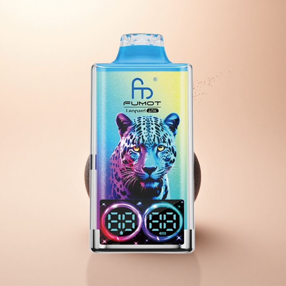 Fumot Leopard 40K Puffs Czarny Smok Lód 5% Dual Mesh Type-C