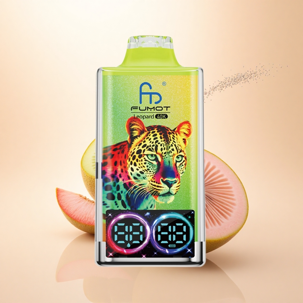 Fumot Leopard 40K Puffs Kiwi Marakuja Guawa 5% Dual Mesh