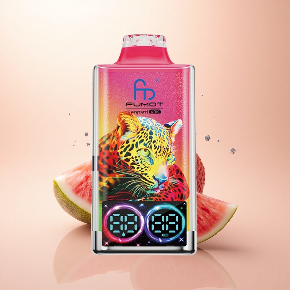Fumot Leopard 40K Puffs Truskawkowo-Arbuzowy Dual Mesh 5% Nicotine