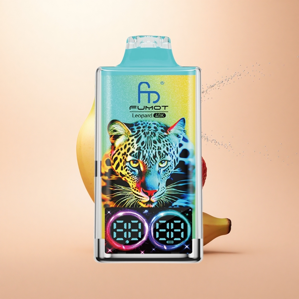 Fumot Leopard 40K Puffs Truskawkowo-Bananowy 5% Dual Mesh 700mAh