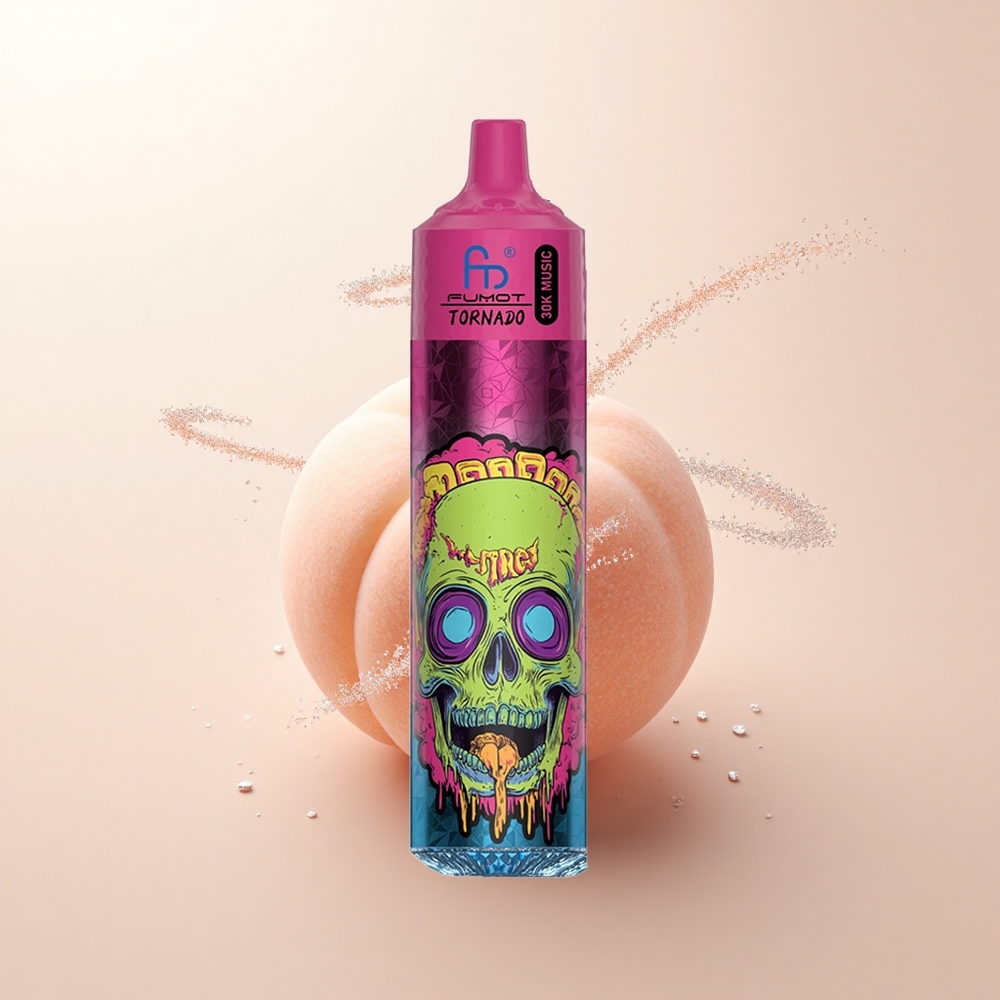 Fumot Randm Tornado 30000 Puffs Brzoskwiniowy Lód 30mL 5% Mesh