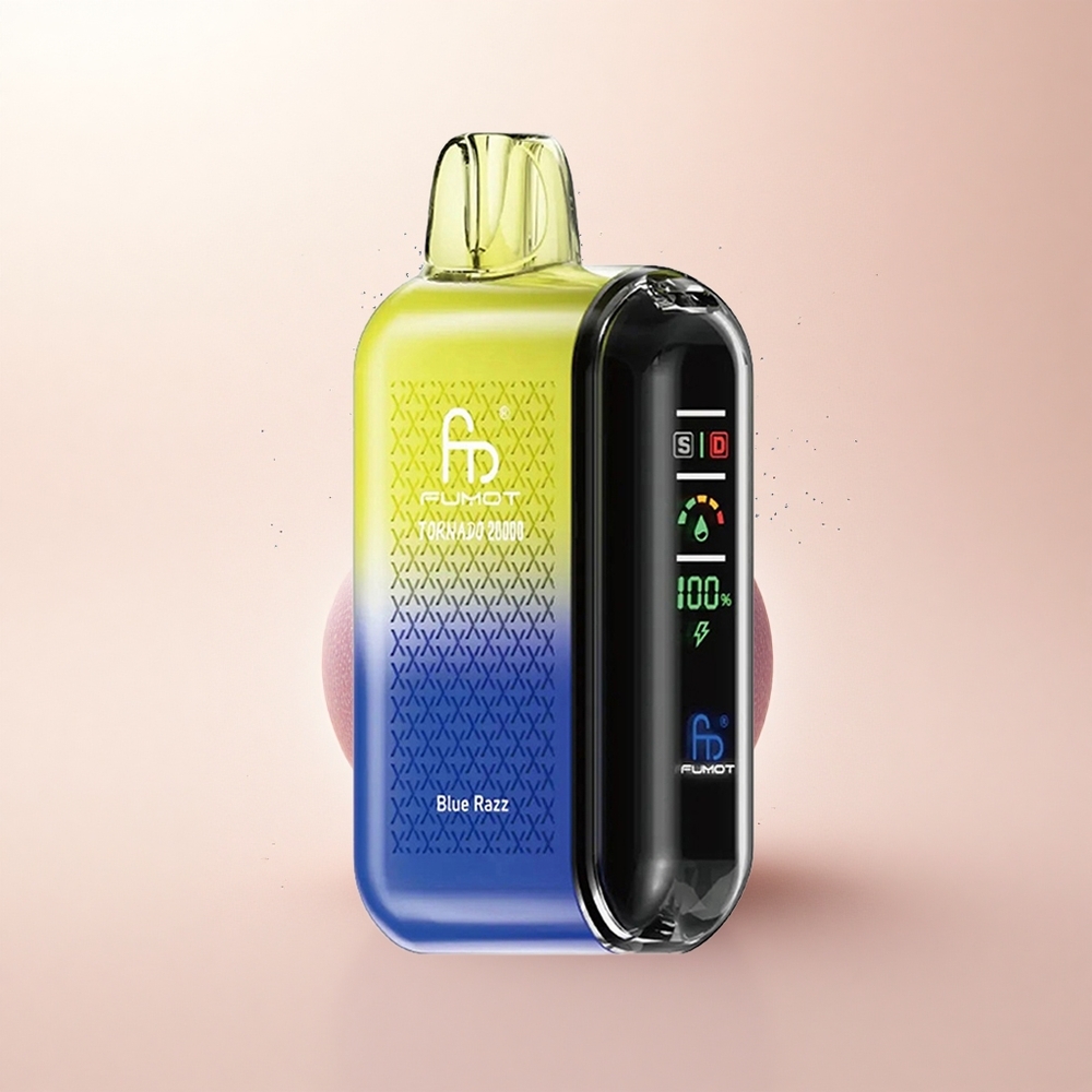 Fumot Tornado 20000 Puffs Niebieska Malina Dual Mesh