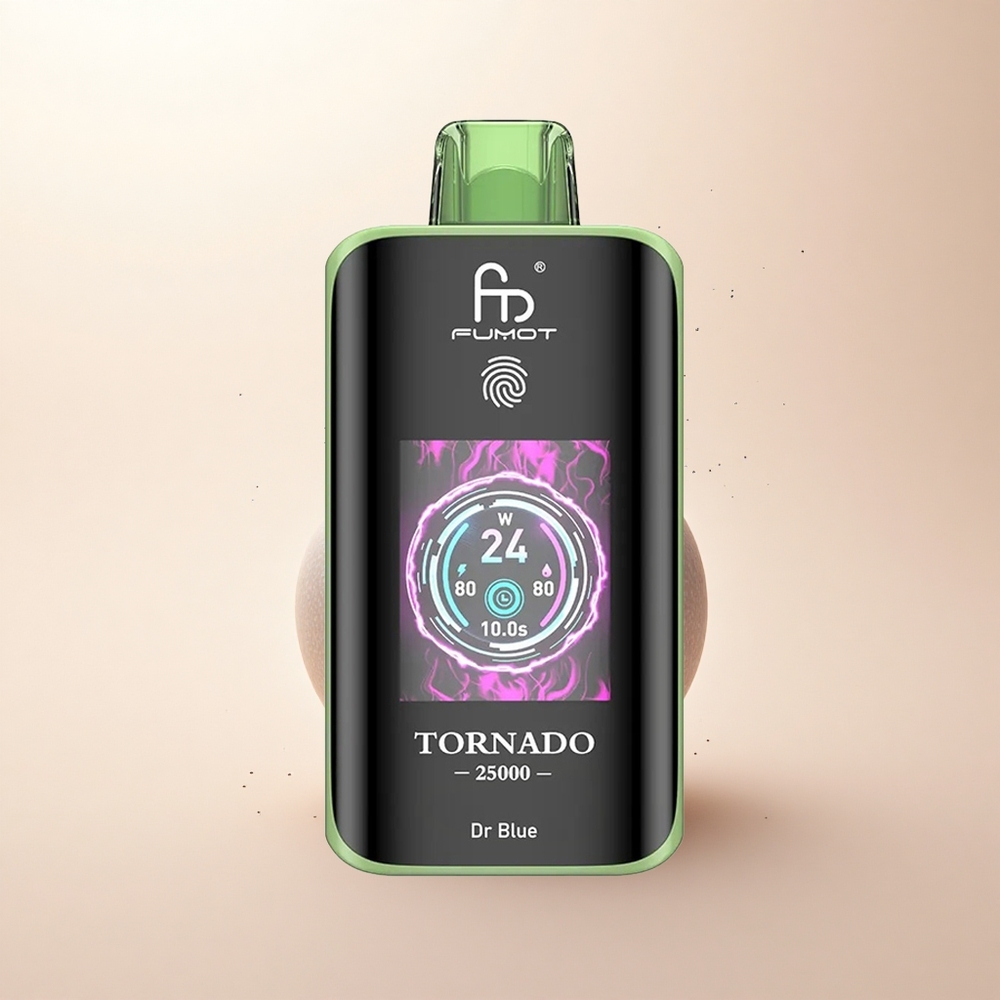 Fumot Tornado 25000 Puffs Dr Blue Ekran HD 20ml Bateria 700mAh