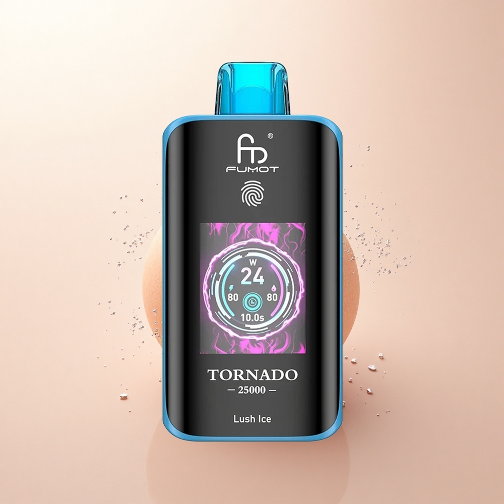 Fumot Tornado 25000 Puffs Lodowy Smak Ekran HD 700mAh 20ml