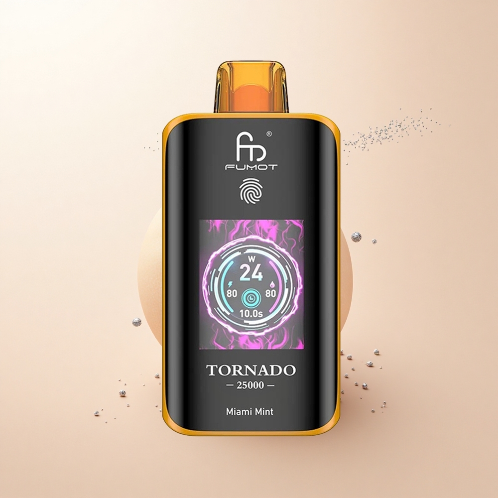 Fumot Tornado 25000 Puffs Miętowa Moc HD z Baterią 700mAh