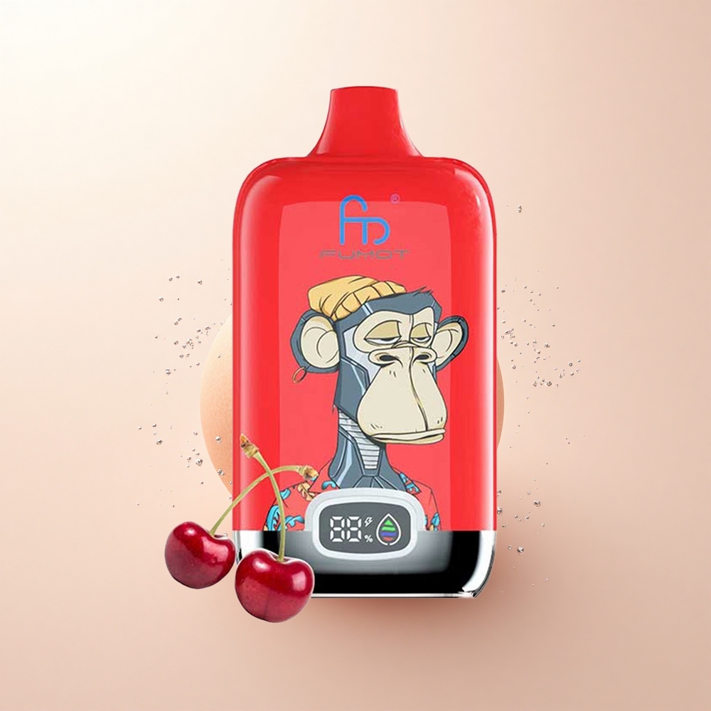 Fumot Tornado Digital Box 12000 Puffs Lód Pop Mesh Coil Typ-C