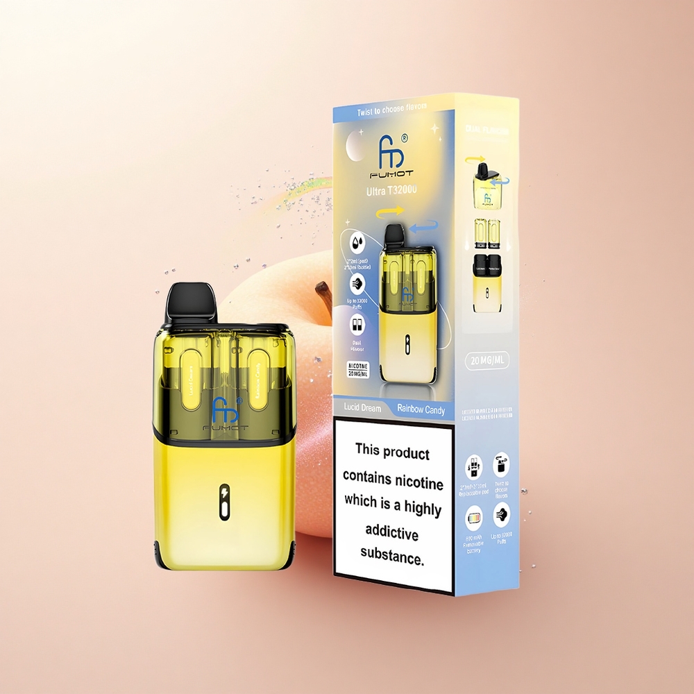 Fumot Ultra T32000 Puffs Lucid Dream - Tęczowy Cukier z 800mAh i Typem-C