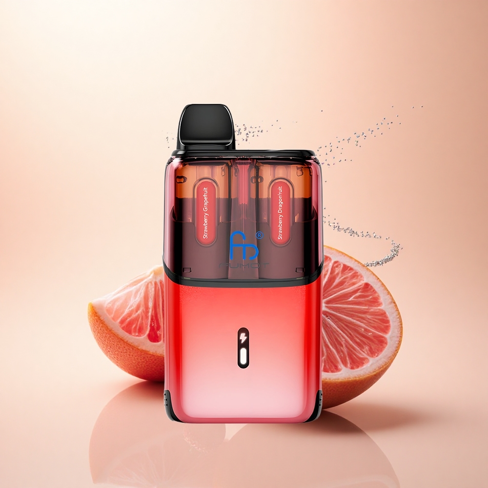 Fumot Ultra T32000 Puffs Truskawkowo-Smoczy Owoc z 24ml i Typem-C