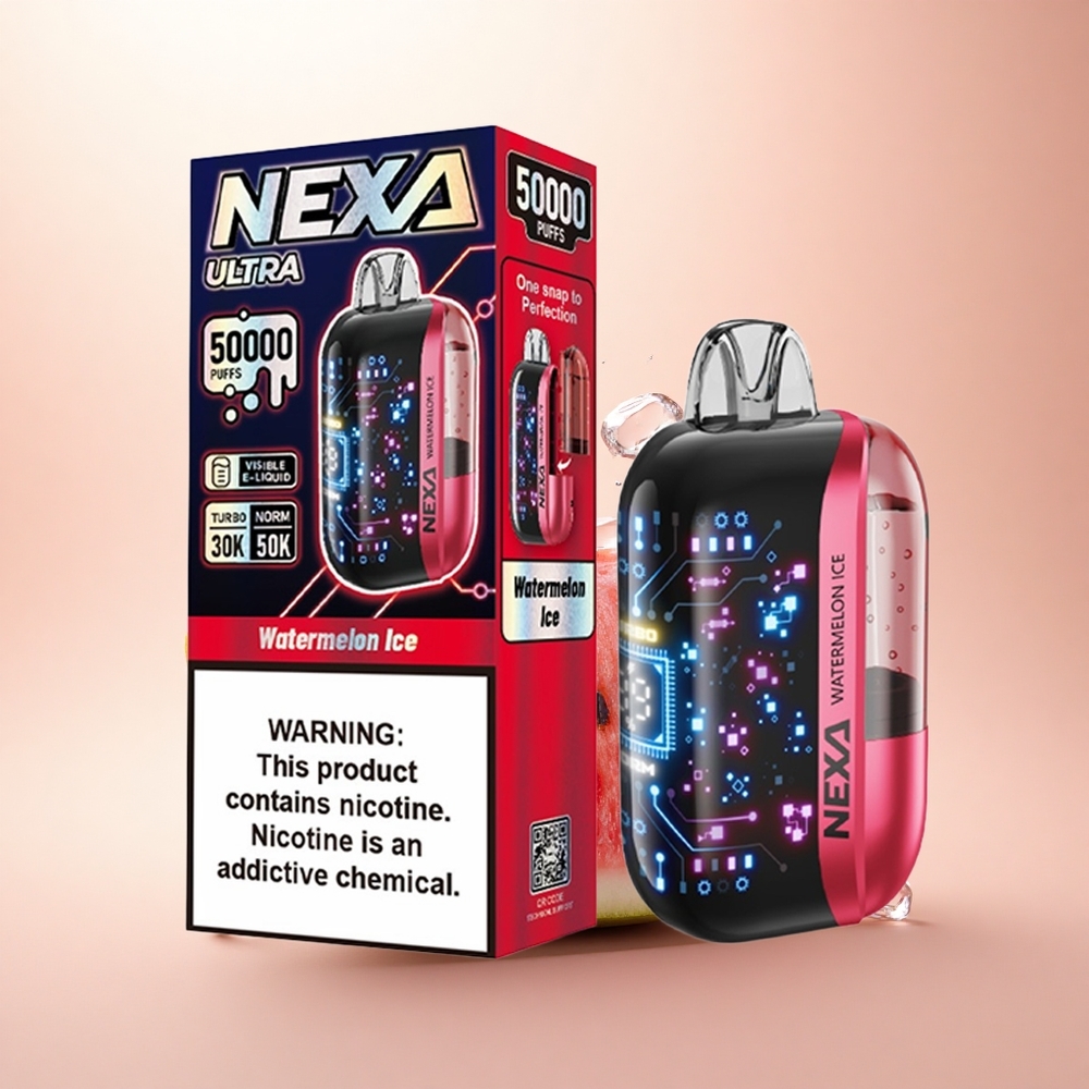 NEXA Ultra 50000 Puffs Arbuzowy Lód 20ml 5% Dual Mesh