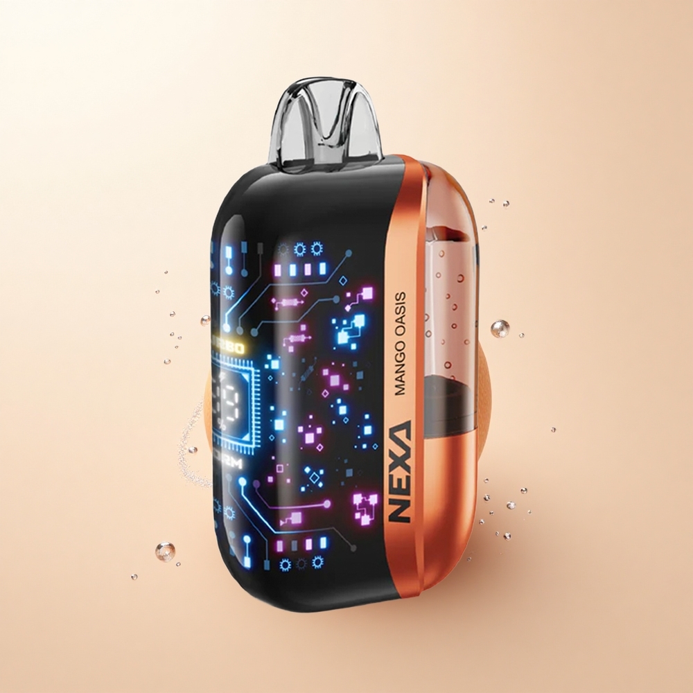 NEXA Ultra 50000 Puffs Mango Oaza z Ekranem 3D i Ładowaniem Typ-C