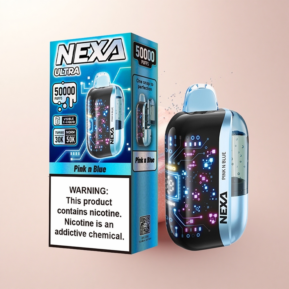 NEXA Ultra 50000 Puffs Różowo-Niebieski 20ml 5% Dual Mesh