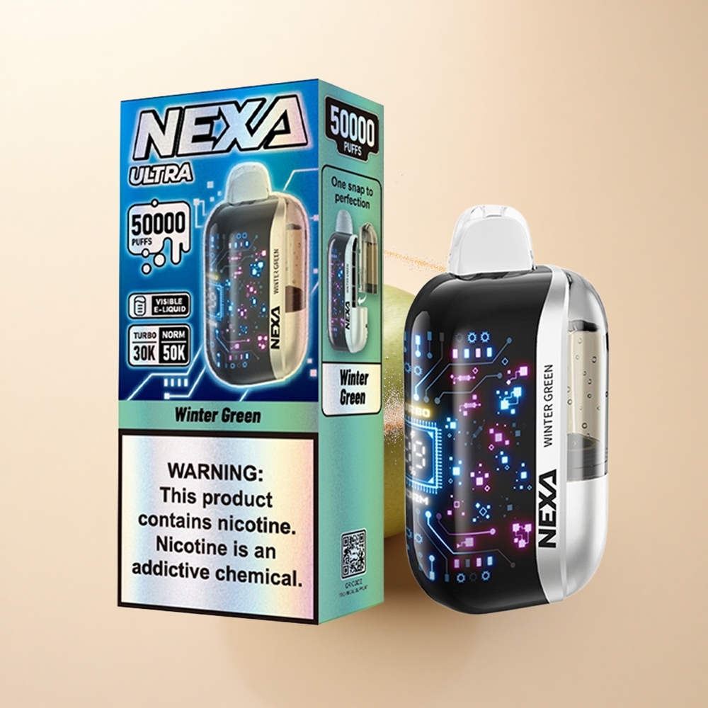 NEXA Ultra 50000 Puffs Zimowa Zielona 20ml 5% Mesh