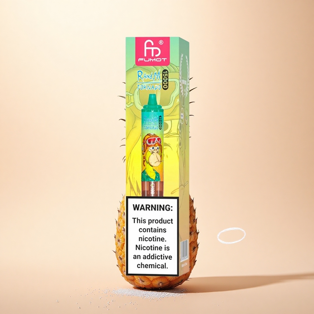 RandM Fumot Tornado 15000 Puffs Ananasowy Lód Mesh 25ml