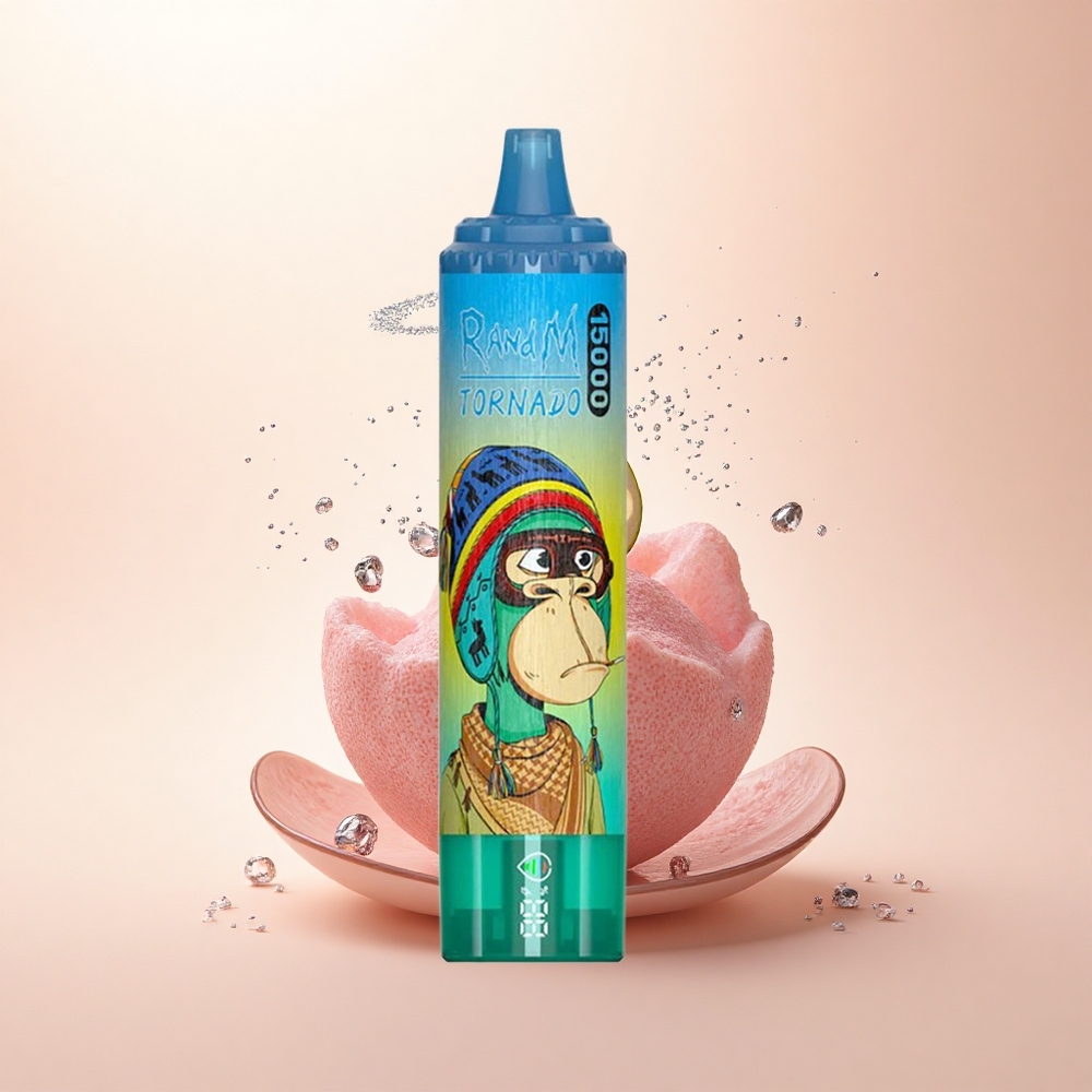 RandM Fumot Tornado 15000 Puffs Błękitna Malina Lemoniada 25ml Mesh