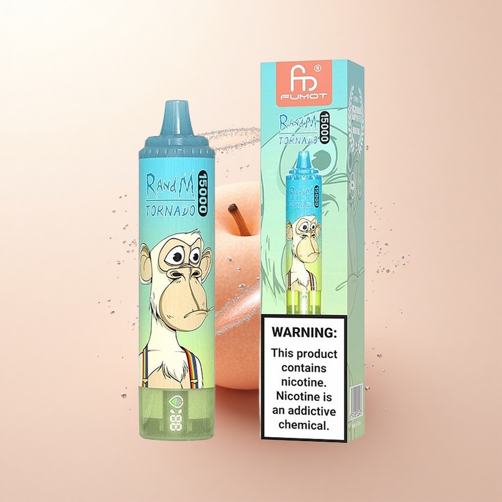RandM Fumot Tornado 15000 Puffs Lodowy Smoczek 25ml Mesh