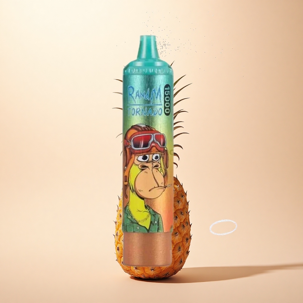 RandM Fumot Tornado 15000 Puffs Mrożony Ananas 25ml Mesh LCD