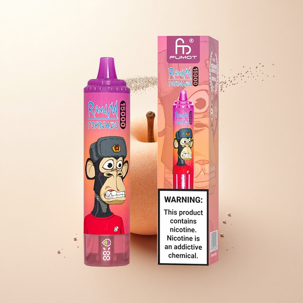 RandM Fumot Tornado 15000 Puffs Smoczy Owoc Mesh LCD 25ml