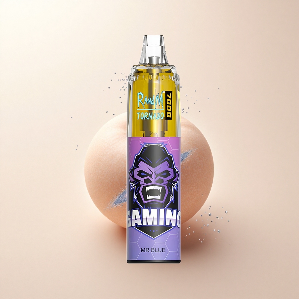 RandM Fumot Tornado 7000 Puffs Dr. Błękitny 14ML Typ-C RGB