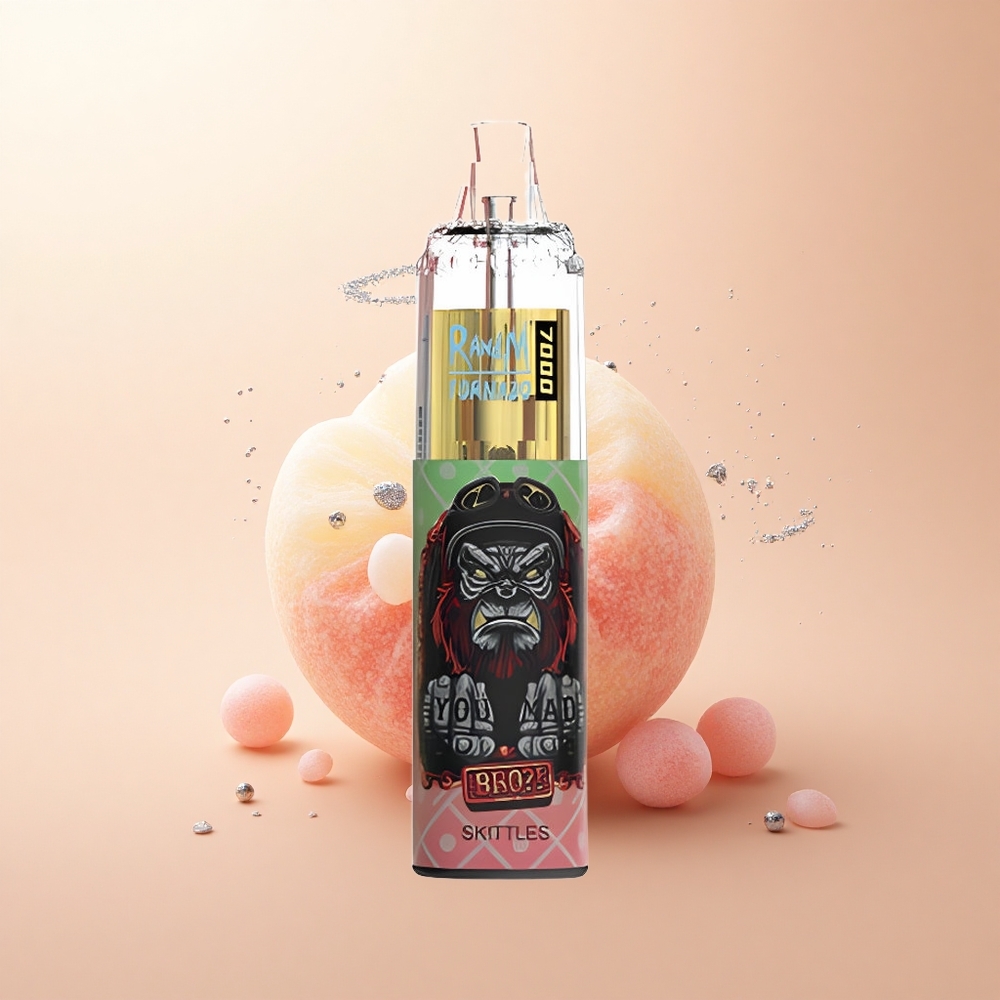 RandM Fumot Tornado 7000 Puffs Tęczowy Tornado 14ML Typ-C RGB