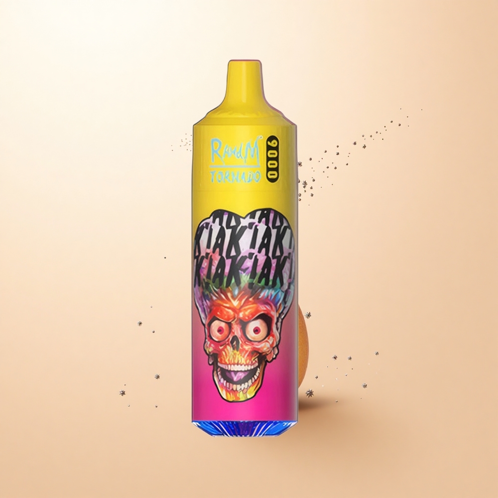 RandM Fumot Tornado 9000 Puffs Brzoskwinkowo-Mango-Ananasowy z Miękką Siatką i RGB Wyświetlaczem